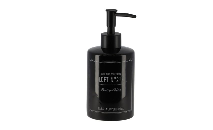 Loft dispenser sapone nero 320 ml--Nero-Dolomite