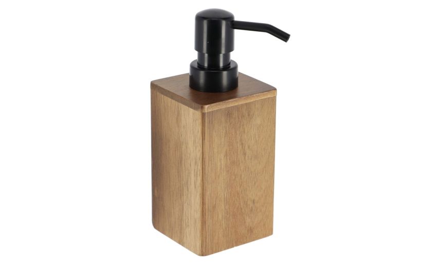 Acacia dispenser sapone in legno h16