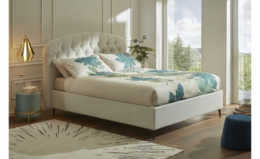 Panarea letto matrimoniale contenitore panna-In tessuto idrorepellente Panarea letto matrimoniale contenitore panna-In tessuto idrorepellente