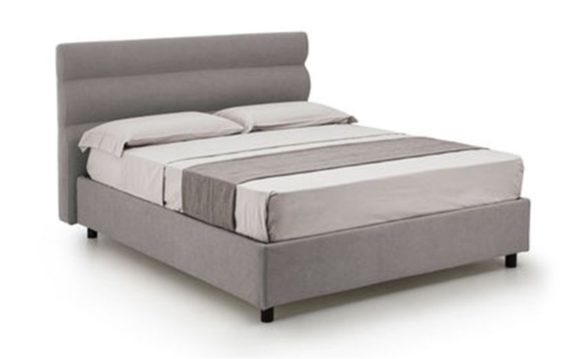 Baleari letto matrimoniale comfort grigio -In tessuto Baleari letto matrimoniale comfort grigio -In tessuto