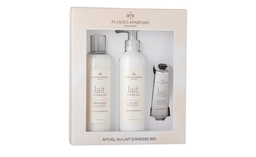 Set regalo lait d'anesse bio----25 cmx21