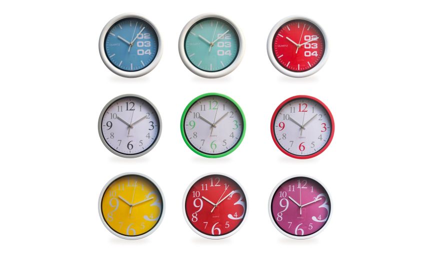 Mystiva orologio Ø21 cm ---Plastica-21 cmx21 cm Mystiva orologio Ø21 cm ---Plastica-21 cmx21 cm