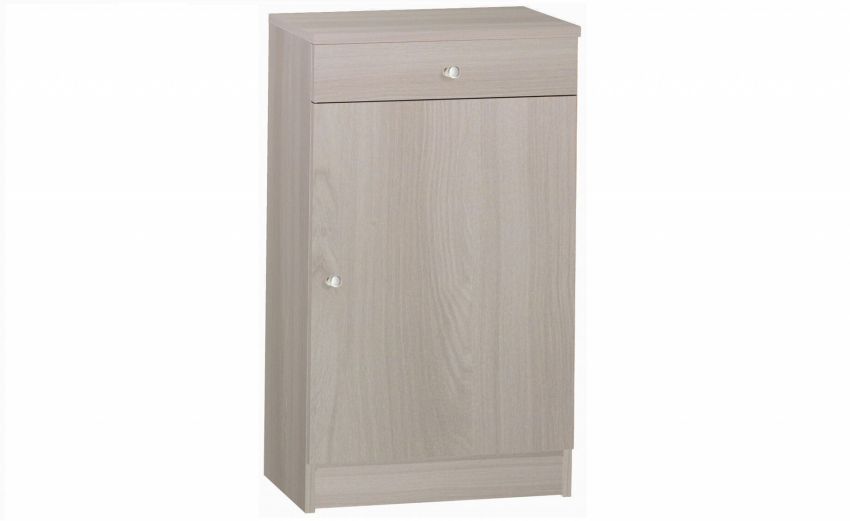 Space mobile multiuso olmo 1 anta e 1 cassetto--Legno naturale-Pannello-80 cmx46 cm