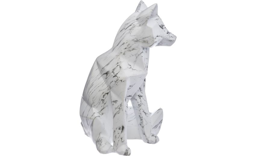 Trixie volpe oggetto decorativo bianco H25 cm