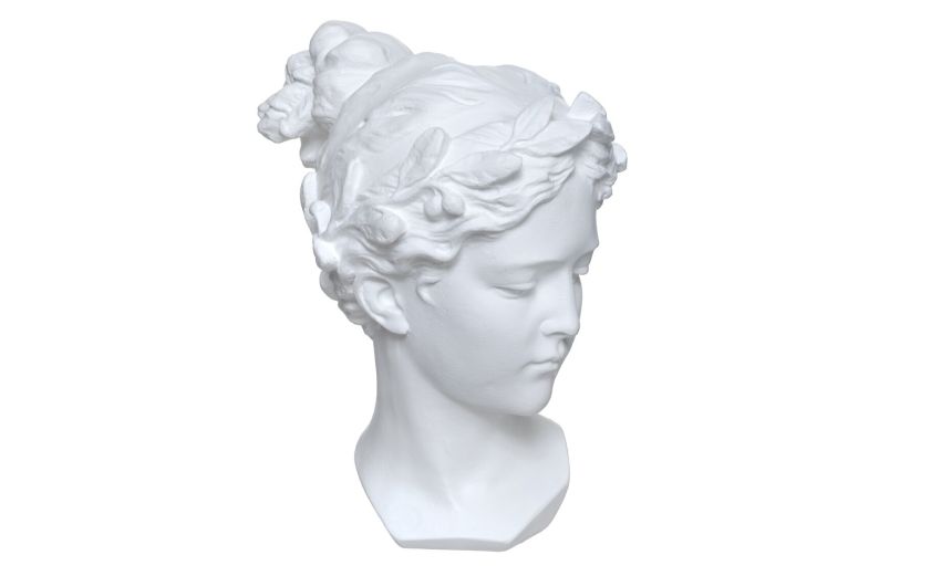 Testa di Venere oggetto decorativo in poliresina H26 cm--Bianco-Poliresina-26 cmx22 cm