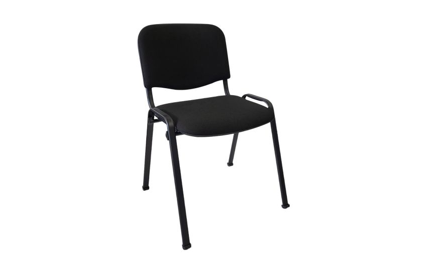 Hunter4 sedia in metallo e tessuto nero-Impilabile-Nero-Tessuto-80 cmx55 cm Hunter4 sedia in metallo e tessuto nero-Impilabile-Nero-Tessuto-80 cmx55 cm