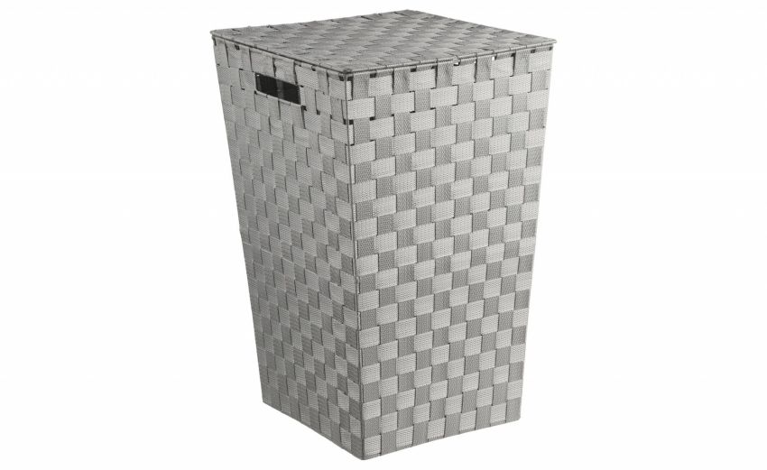 Woven portabiancheria grigio 40x53 cm- -Grigio-Plastica-50 cmx40 cm Woven portabiancheria grigio 40x53 cm- -Grigio-Plastica-50 cmx40 cm