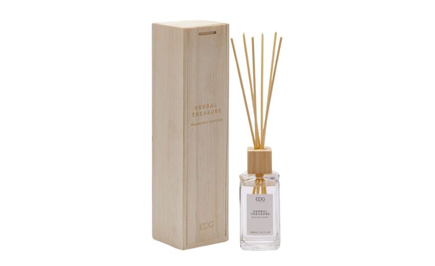 Herbal profumatore bottiglia con 330ml--Trasparente-Vetro
