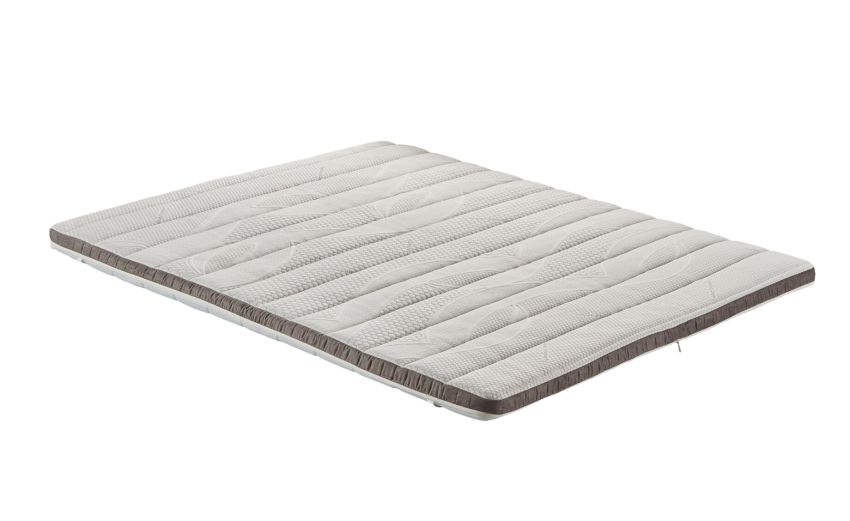 Topper Regal Memory per materasso matrimoniale-Memory foam-Grigio-Schiuma-Matrimoniale