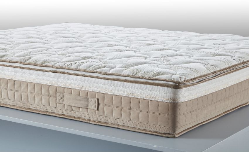 Luxury Memory Wave materasso singolo 80x190cm-Memory foam-Cemento-Eliocell schiumato-Singolo Luxury Memory Wave materasso singolo 80x190cm-Memory foam-Cemento-Eliocell schiumato-Singolo