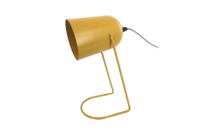 Enchant lampada da tavolo in ferro ocra-25 W-Ocra-Ferro-30 cmx14 cm