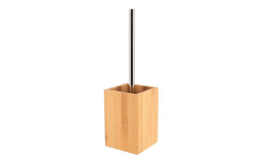Portascopino in legno di bamboo 10x35 cm- -Legno naturale-Bamboo-35 cmx10 cm Portascopino in legno di bamboo 10x35 cm- -Legno naturale-Bamboo-35 cmx10 cm