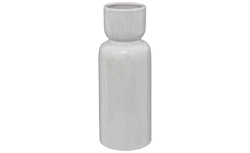 Anya vaso in gres bianco Ø11 Anya vaso in gres bianco Ø11