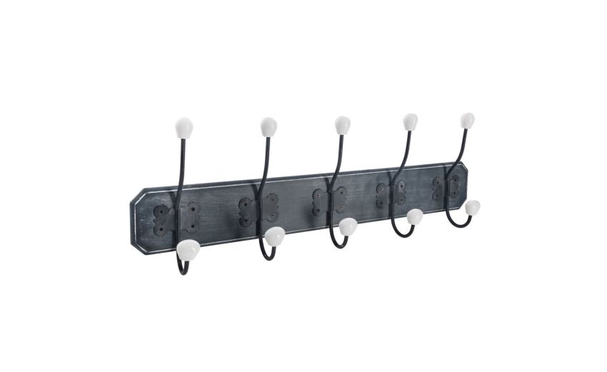 Luc appendiabiti da parete 5 ganci - --Metallo-20 cmx60 cm Luc appendiabiti da parete 5 ganci - --Metallo-20 cmx60 cm
