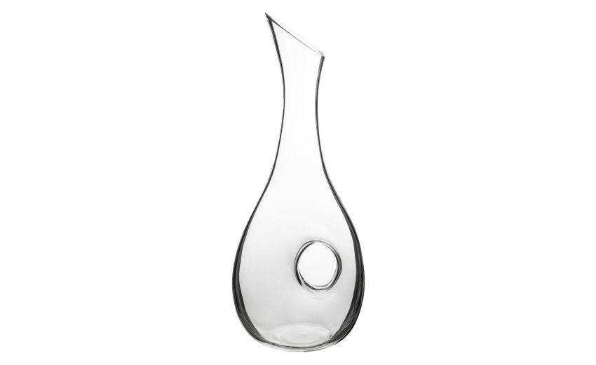 Design caraffa in vetro trasparente 1L- -Trasparente-Vetro-37 cmx15 cm