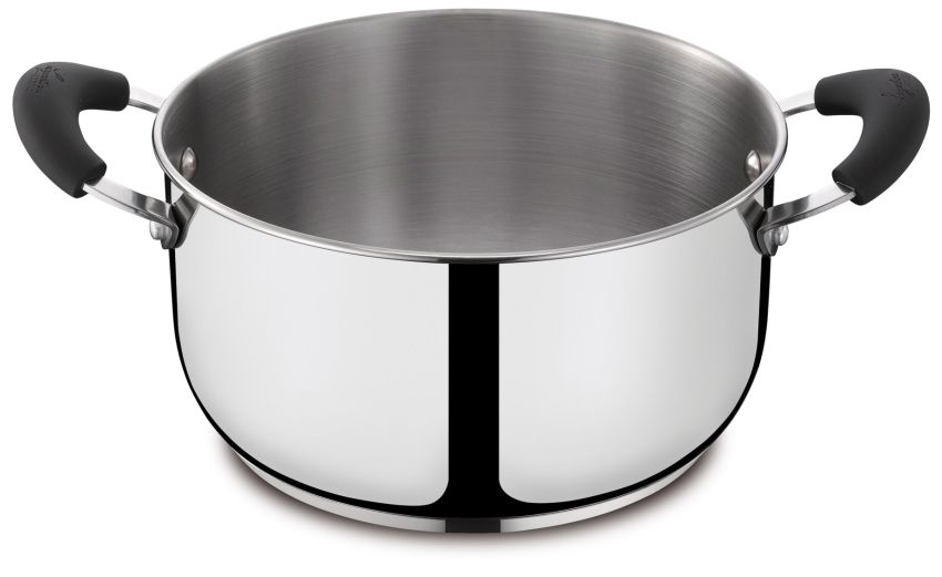 Gioiosa casseruola in acciaio Ø18 cm- -Cromo-Acciaio Gioiosa casseruola in acciaio Ø18 cm- -Cromo-Acciaio