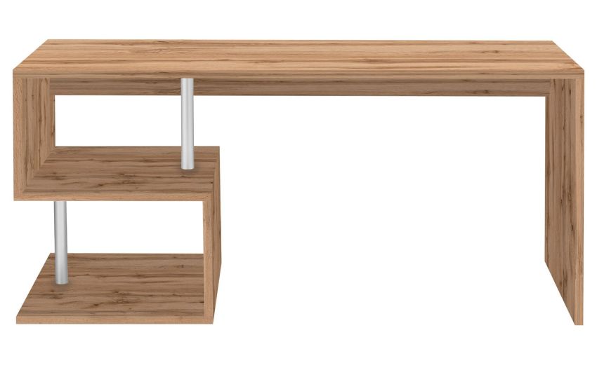 Studio scrivania legno naturale-Misure L 180 x P 60 x H 77 Studio scrivania legno naturale-Misure L 180 x P 60 x H 77