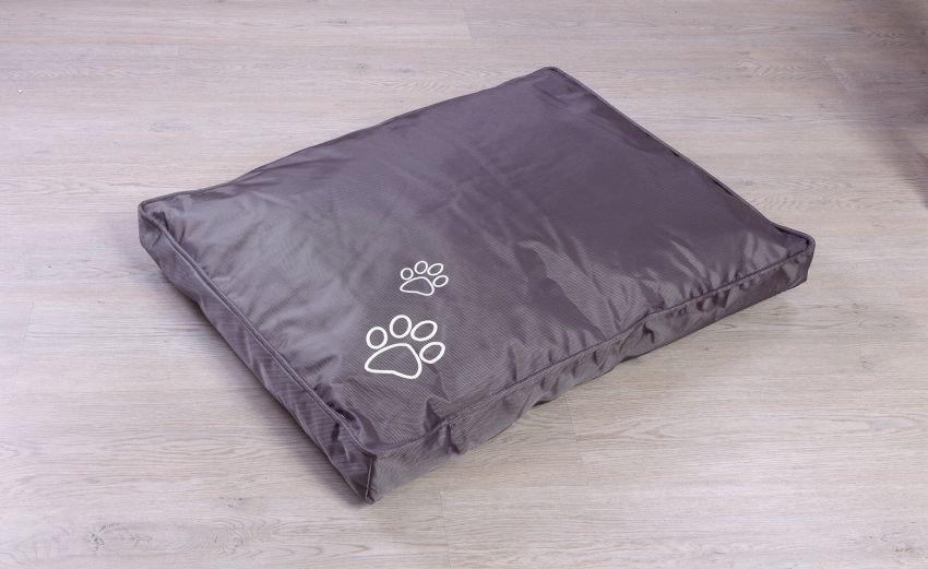 Adventures cuscino cuccia grigio scuro 80x60 cm --Grigio scuro-100% Poliestere-8 cmx80 cm