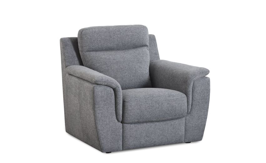 Ravello poltrona fissa grigia--Grigio-Tessuto-98 cmx108 cm