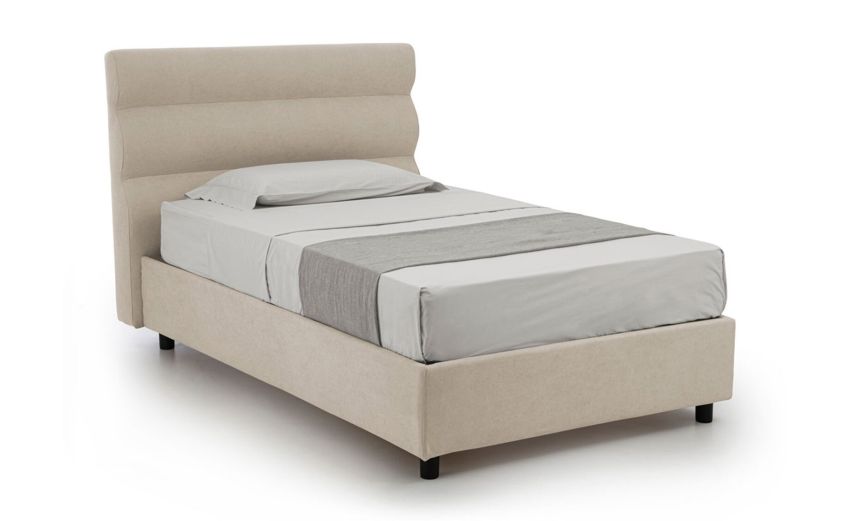 Baleari letto piazza e mezza contenitore beige -In tessuto Baleari letto piazza e mezza contenitore beige -In tessuto