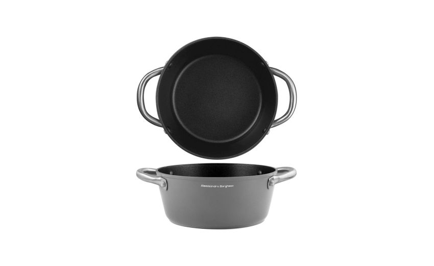 Inox Quality casseruola antiaderente Ø24 cm--Grigio-Alluminio Inox Quality casseruola antiaderente Ø24 cm--Grigio-Alluminio