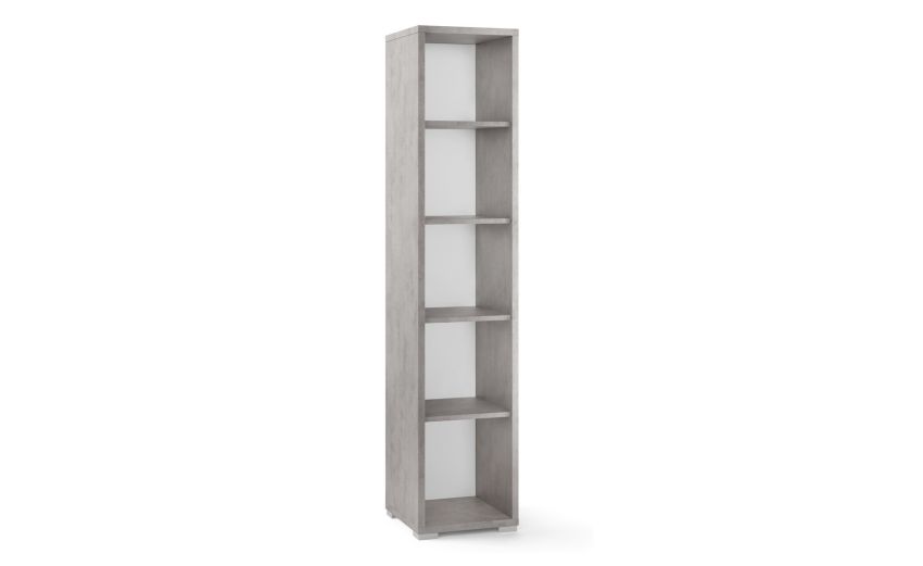 Work colonna a giorno ufficio colore cemento--Grigio-Melaminico-182 cmx39 cm Work colonna a giorno ufficio colore cemento--Grigio-Melaminico-182 cmx39 cm