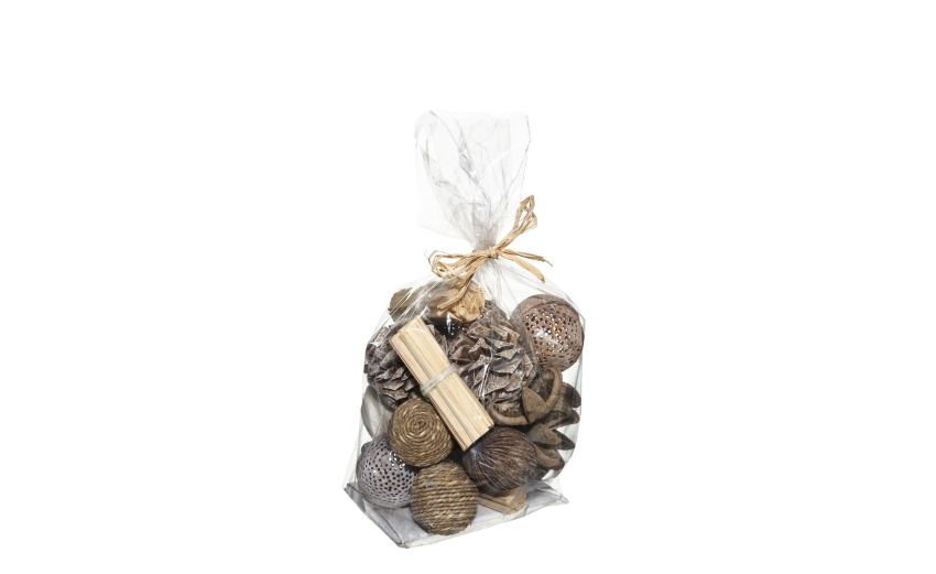 Boule potpourri di piante secche - --Piante secche-30 cmx18 cm Boule potpourri di piante secche - --Piante secche-30 cmx18 cm