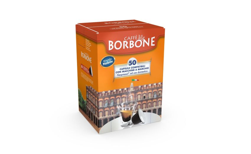 Borbone Box 50 Capsule caffè miscela Nobile -compatibili Nespresso Borbone Box 50 Capsule caffè miscela Nobile -compatibili Nespresso