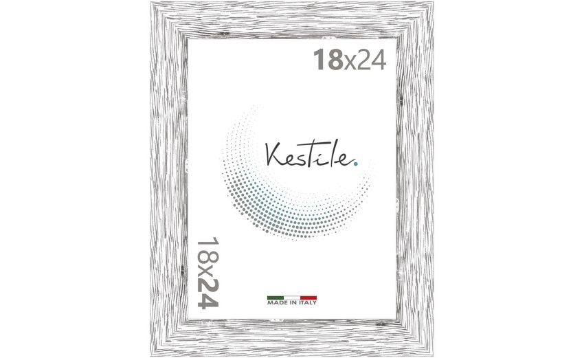 Striata cornice in legno argento 18x24 cm- -Argento-Legno-24 cmx18 cm Striata cornice in legno argento 18x24 cm- -Argento-Legno-24 cmx18 cm