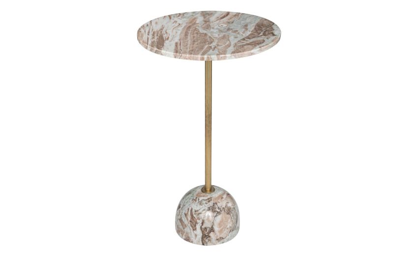 Tavolo caffè marmo marrone Ø35 cm--Beige-Marmo-58 cmx35 Tavolo caffè marmo marrone Ø35 cm--Beige-Marmo-58 cmx35
