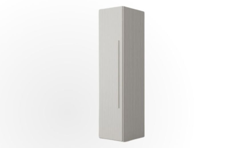 Cabrio armadio 1 anta betulla L.49-L.49xP.64xH.208 cm-Legno chiaro-Pannello ecologico-208 cmx49 cm