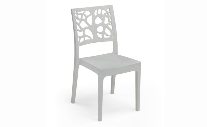 Teti sedia in polipropilene color cemento-Impilabile-Bianco-Polipropilene-86 cmx46 cm Teti sedia in polipropilene color cemento-Impilabile-Bianco-Polipropilene-86 cmx46 cm