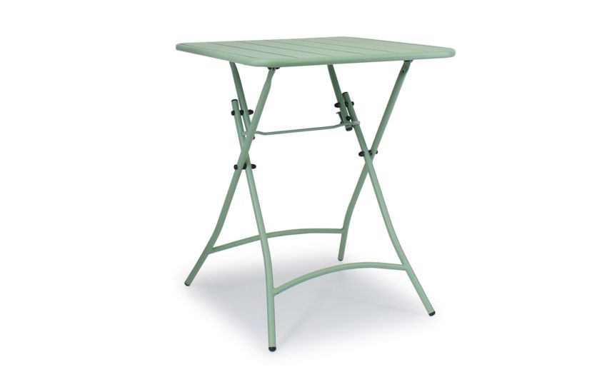 Levanto tavolo in ferro salvia 60x60 cm-Pieghevole-Verde chiaro-Ferro-72 cmx60 cm Levanto tavolo in ferro salvia 60x60 cm-Pieghevole-Verde chiaro-Ferro-72 cmx60 cm