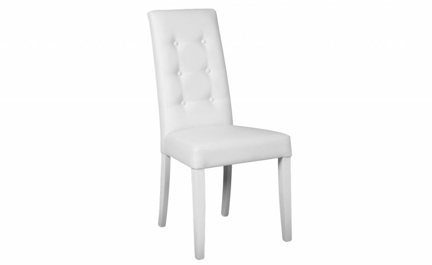 Zoe sedia in similpelle bianco--Bianco-Similpelle-0 cmx58 cm Zoe sedia in similpelle bianco--Bianco-Similpelle-0 cmx58 cm