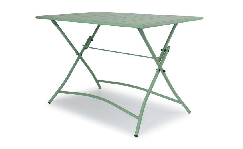 Levanto tavolo rettangolare in ferro salvia 110x70 cm -Pieghevole-Verde salvia-Ferro-73 cmx110 cm Levanto tavolo rettangolare in ferro salvia 110x70 cm -Pieghevole-Verde salvia-Ferro-73 cmx110 cm