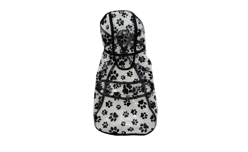 Casual impermeabile per animali trasparente 25 cm- -Trasparente