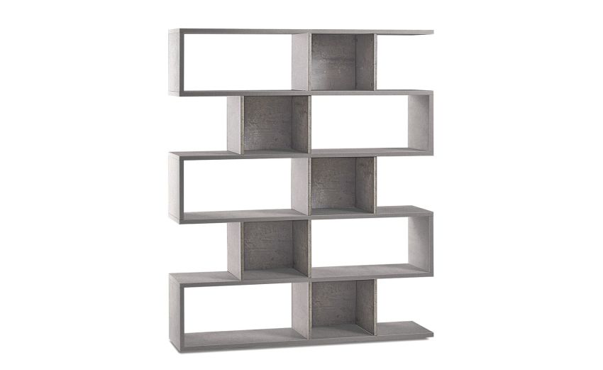 Book libreria a parete cemento h180 cm--Cemento-Pannello melaminico-180 cmx150 cm Book libreria a parete cemento h180 cm--Cemento-Pannello melaminico-180 cmx150 cm