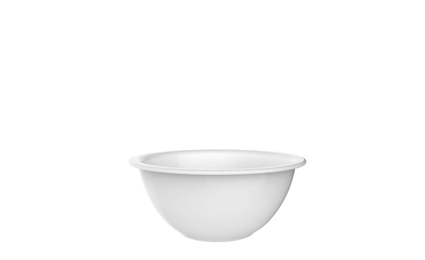 Easy ciotola in vetro bianco Ø15 cm- -Bianco-Vetro