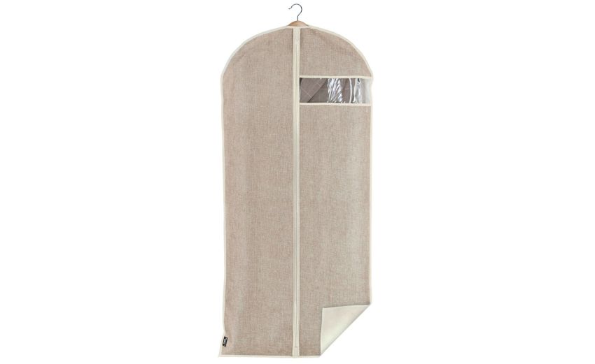 Maison custodia per abito in poliestere H135 cm--Tortora-Poliestere-135 cmx60 cm