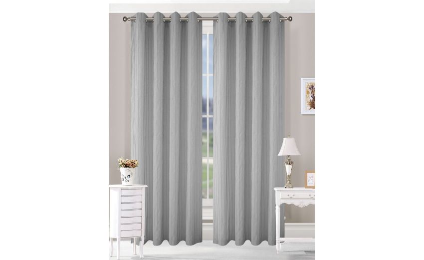 Plissè tenda in tessuto bianco 140x280 cm--Bianco-100% Poliestere-280 cmx140 cm
