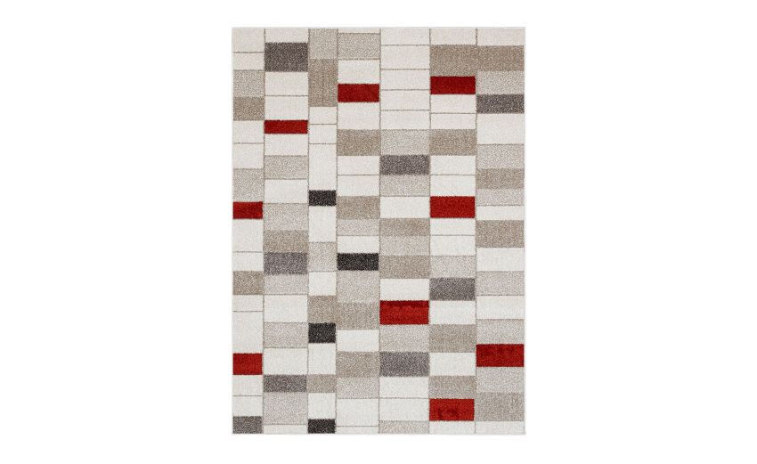 Cube tappeto a quadri 200x290 cm--Grigio-Polipropilene-290 cmx200 cm Cube tappeto a quadri 200x290 cm--Grigio-Polipropilene-290 cmx200 cm