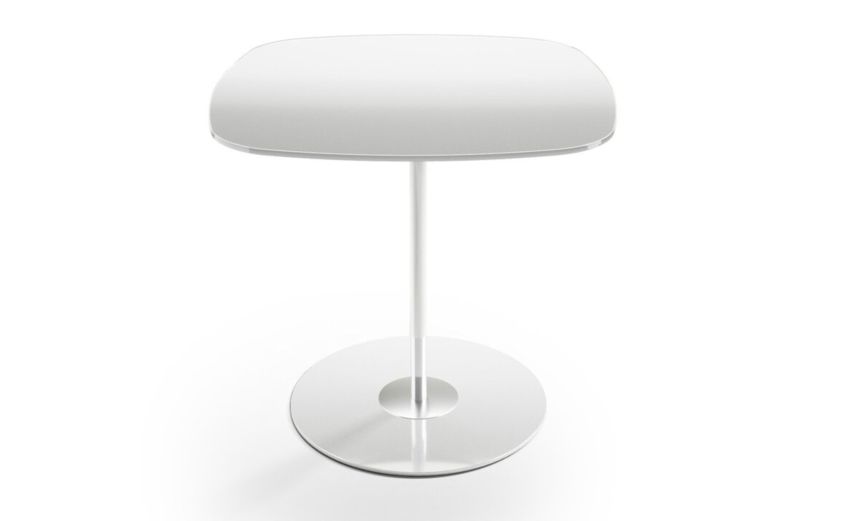 Glass tavolino Dallia quadrato bianco h52 cm--Bianco-Vetro-52 cmx46 cm Glass tavolino Dallia quadrato bianco h52 cm--Bianco-Vetro-52 cmx46 cm