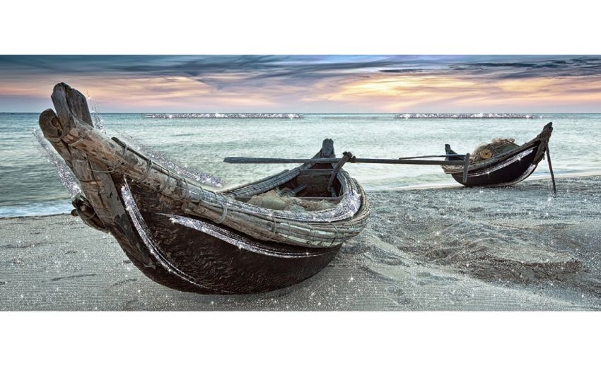 Canoe Brilliant canvas glitter 122x52 cm- -Multicolore-Canvas-52 cmx122 cm Canoe Brilliant canvas glitter 122x52 cm- -Multicolore-Canvas-52 cmx122 cm