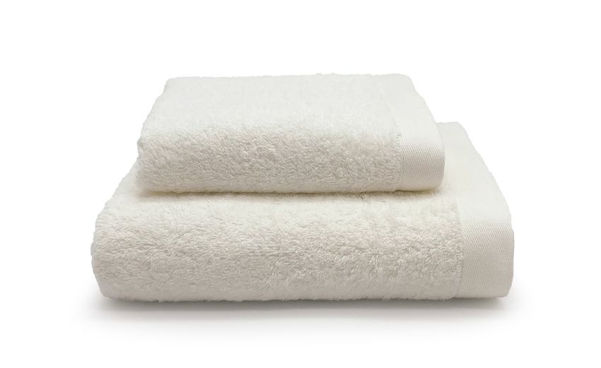 Armonia set coppia viso ospite in cotone panna --Panna-Cotone