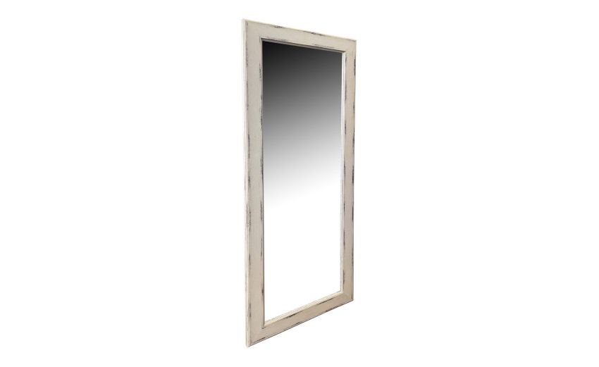 Shabby specchio bianco 40x120 cm-Con cornice-Bianco-Legno-120 cmx40 cm Shabby specchio bianco 40x120 cm-Con cornice-Bianco-Legno-120 cmx40 cm