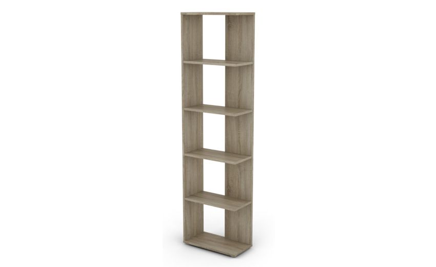 Cindy libreria in pannello legno naturale-5 ripiani-Legno naturale-Pannello-185 cmx50 cm Cindy libreria in pannello legno naturale-5 ripiani-Legno naturale-Pannello-185 cmx50 cm