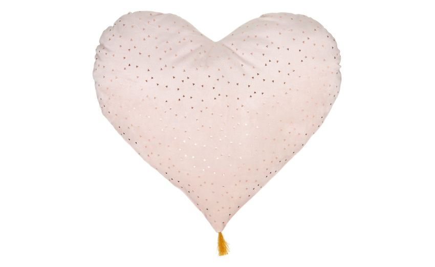 Cuore Pom Pom cuscino rosa 40x45 cm- --Poliestere-45 cmx40 cm Cuore Pom Pom cuscino rosa 40x45 cm- --Poliestere-45 cmx40 cm