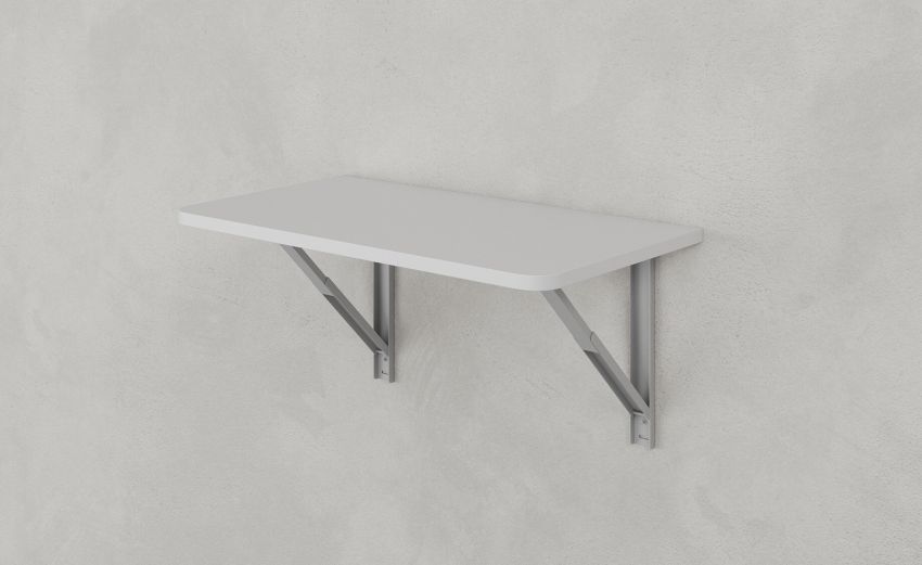 Cabrio tavolo basculante bianco-L.90 cm P.50 cm-Bianco-Pannello ecologico Cabrio tavolo basculante bianco-L.90 cm P.50 cm-Bianco-Pannello ecologico