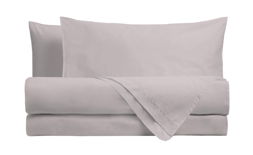 Completo letto 1 piazza e mezza tortora--Tortora-Cotone Completo letto 1 piazza e mezza tortora--Tortora-Cotone