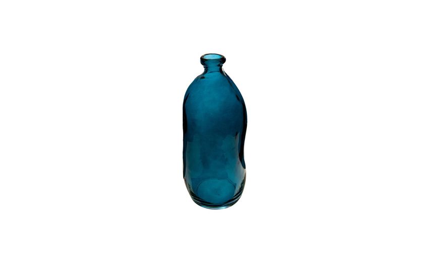 Vaso in vetro blu H35 cm--Blu-Vetro-35 cmx14 Vaso in vetro blu H35 cm--Blu-Vetro-35 cmx14